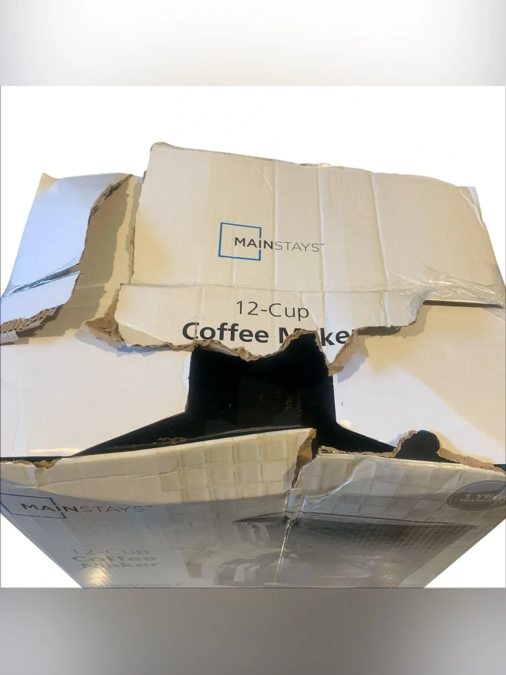 Mainstays Black 12-Cup Drip Coffee Maker W Carafe Auto Pause  Keep Warm Like New